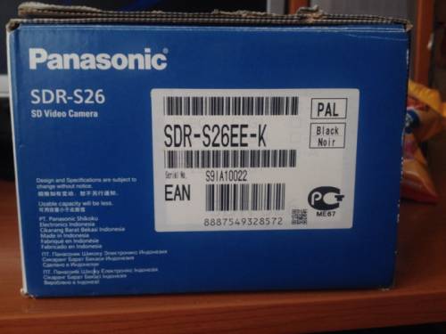 видеокамера panasonic SDR-S26