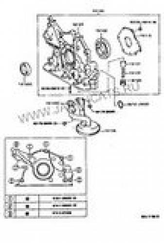 Сальник коленвала Toyota 87-10/Lexus 89-08/Mazda/Nissan передний